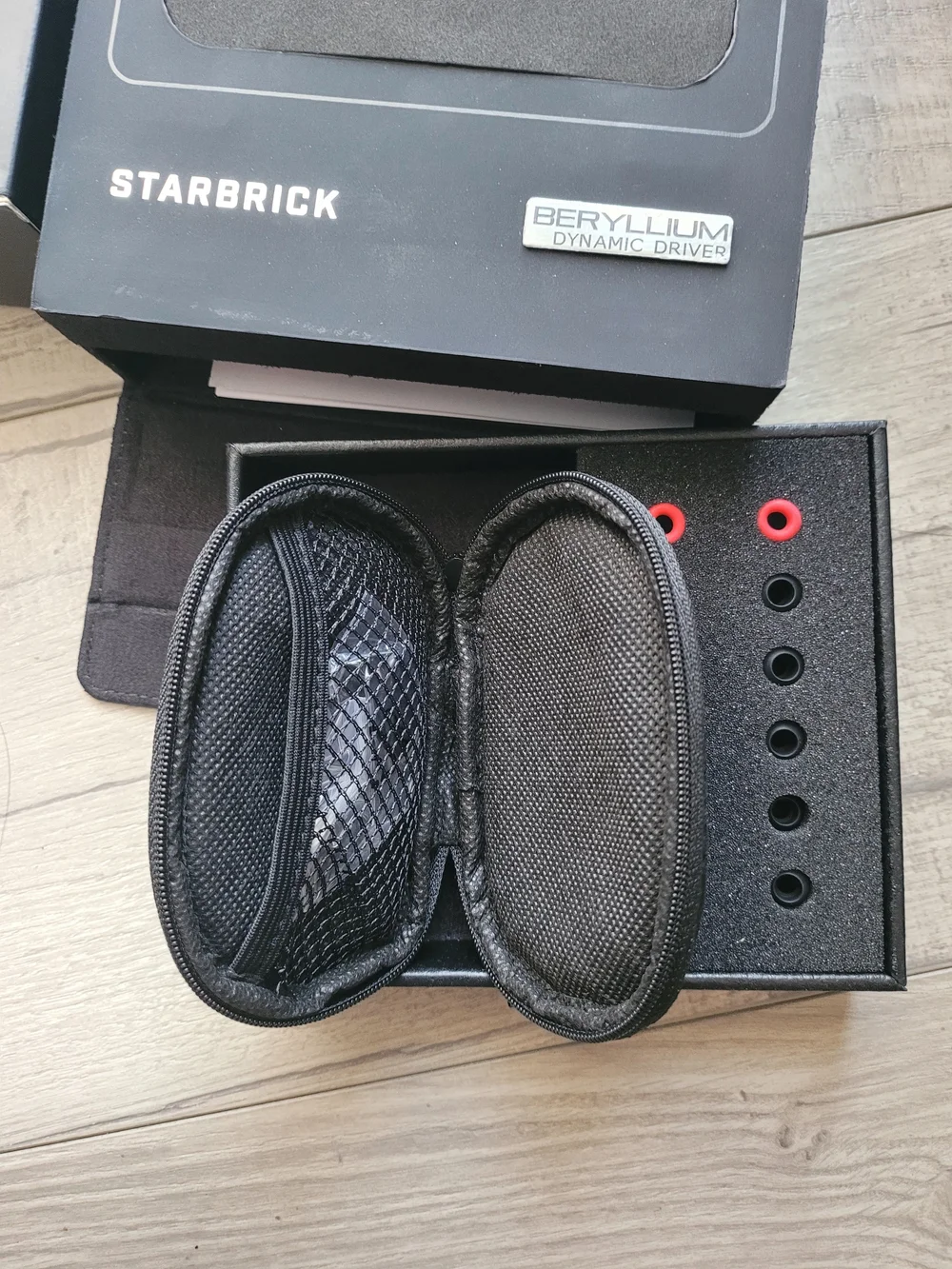 Be4 Black In-Ear Headset with Carry Case